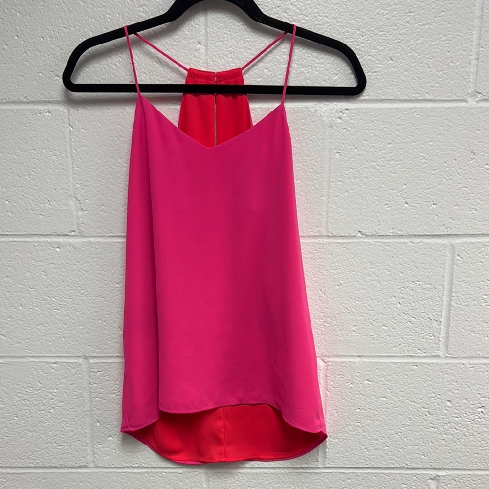 Vibrant Pink Sleeveless Top